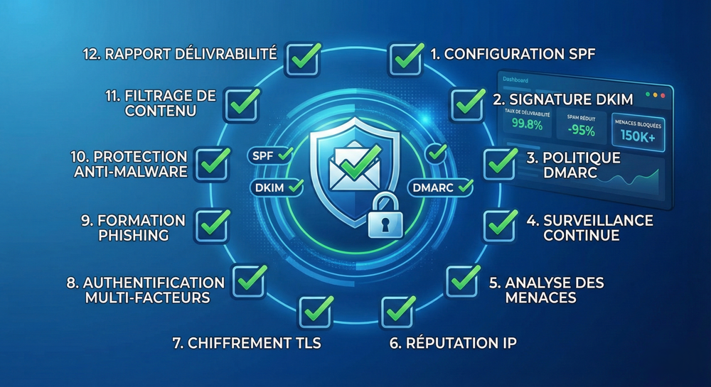Comment réaliser un audit de sécurité email en 12 points