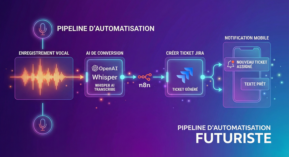 Automatisation de la Gestion des Messages Vocaux avec n8n