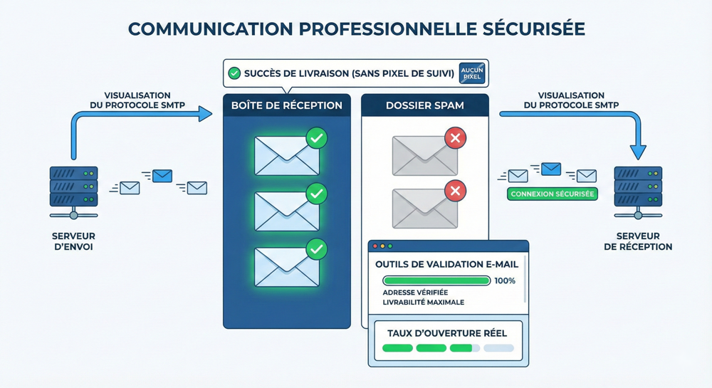 Comment savoir si vos emails critiques sont bien délivrés (sans tracker d'ouverture)
