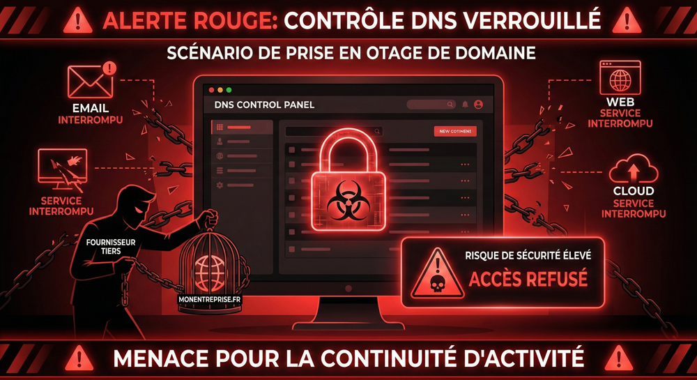Pourquoi laisser un prestataire garder vos accès DNS met votre entreprise en danger