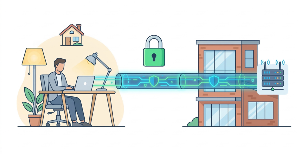 Télétravail sécurisé pour une petite équipe : VPN, accès à distance et partage de fichiers